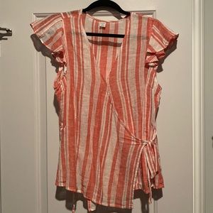 Old Navy Wrap Top- M